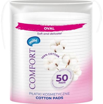 Milly płatki kosmetyczne owalne Comfort 50 sztuk