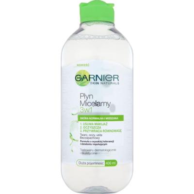 Garnier Skin Naturals Płyn micelarny 3w1 skóra normalna i mieszana 400 ml
