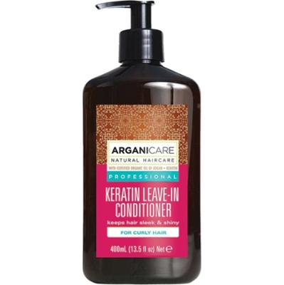 Arganicare Keratin odżywka bez spłukiwania do kręconych włosów z keratyną 400 ml