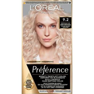 L'Oréal Paris Préférence Farba do włosów bardzo jasny beżowo-perłowy blond 92