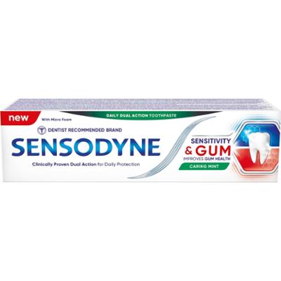Sensodyne Caring Mint Pasta do zębów z fluorkiem nadwrażliwość & dziąsła 75 ml