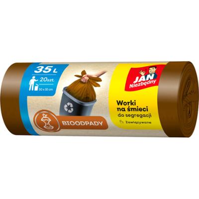 Jan Niezbędny Worki do segregacji odpady organiczne 35 l 20 sztuk