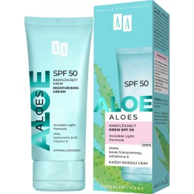 AA Aloes SPF 50 krem nawilżający 40 ml
