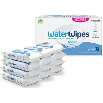 WaterWipes Bio chusteczki nawilżane dla niemowląt 12x60 szt