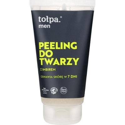 TOŁPA MEN Peeling do twarzy z imbirem, odnawia skórę w 7dni, Vegan, 150 ml