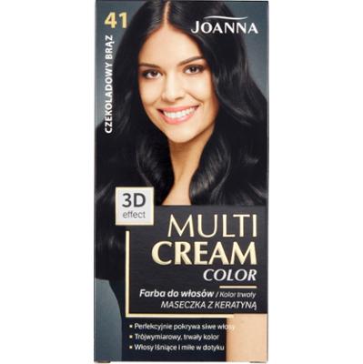 Joanna Multi Cream Color Farba do włosów czekoladowy brąz 41
