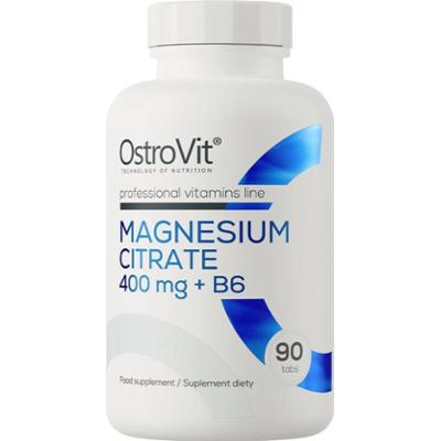OstroVit Magnesium Citrate magnez 400 mg + B6 90 tabletek