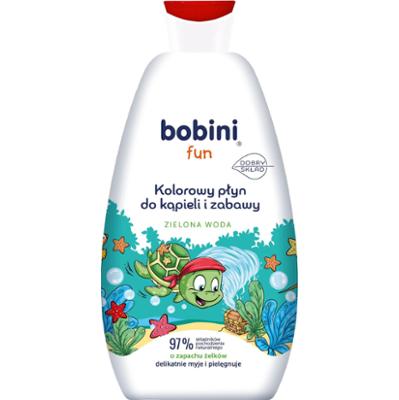BOBINI Fun Zielona woda kolorowy płyn do kąpieli i zabawy 500 ml