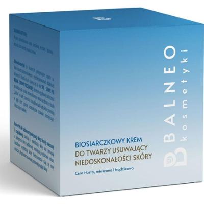 Balneokosmetyki Biosiarczkowy krem do twarzy usuwający niedoskonałości skóry