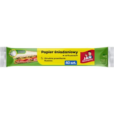 JAN NIEZBĘDNY papier śniadaniowy 40 sztuk