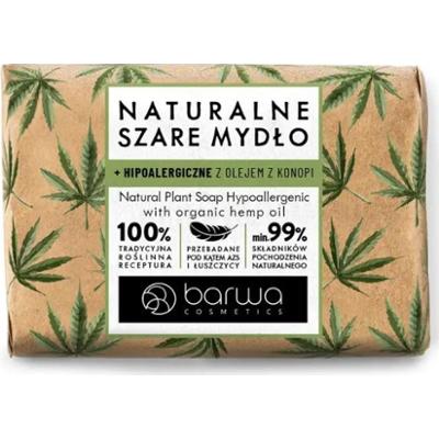 Barwa mydło szare naturalne konopie  90g