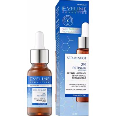 Eveline serum do twarzy shot kuracja redukująca zmarszczki z 2% kompleksem retinoidów 18 ml