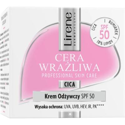 LIRENE Cera Wrażliwa krem odżywczy SPF 50 50 ml