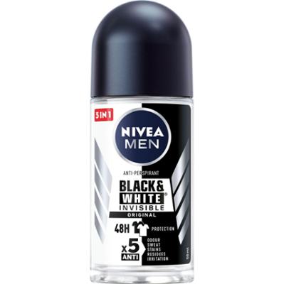 Nivea MEN Antyperspirant w Kulce Black&White Invisible Original 50 ml