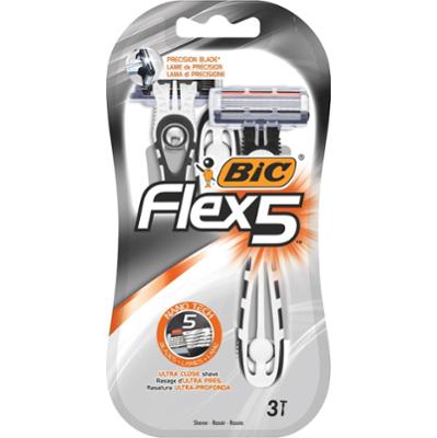 BiC Flex 5 5-ostrzowa maszynka do golenia 3 sztuki