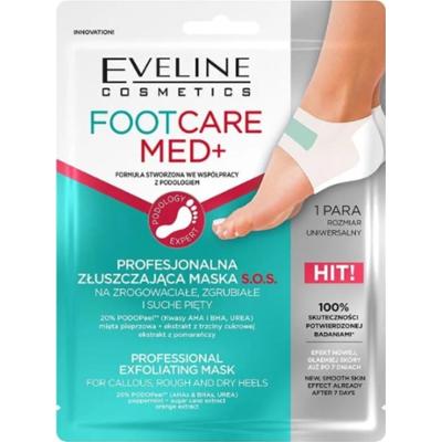 Eveline złuszczająca maska płachtowa na pięty Foot Care Med+ 1 para