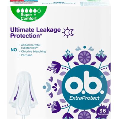 O.B. ExtraProtect Super+ Comfort Tampony 36 sztuk
