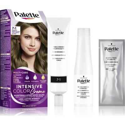 Palette Intensive Color Creme Farba do włosów w kremie 7-1 chłodny średni blond