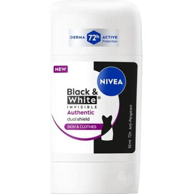 Nivea Black&White Invisible Authentic antyperspirant 50 ml