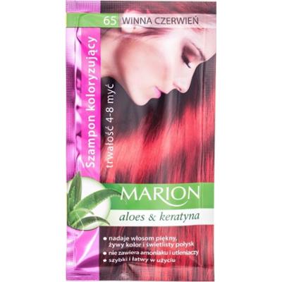 MARION Szamponetka szampon koloryzujący nr.65 WINNA CZERWIEŃ, 40 ml