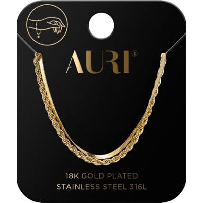 Auri bransoletka pleciona ze żmijką 1 sztuka