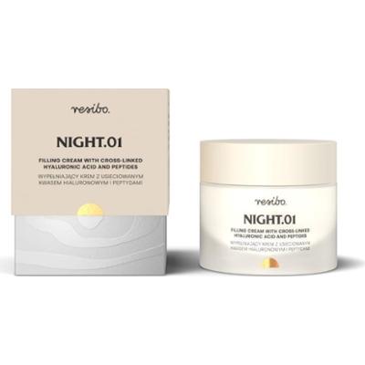 Resibo Night.01 Wypełniający krem z usieciowanym kwasem hialuronowym i peptydami 50 ml