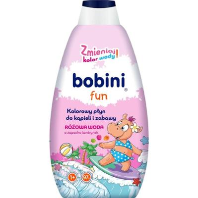 Bobini Fun Różowa Woda kolorowy płyn do kąpieli i zabawy 500 ml