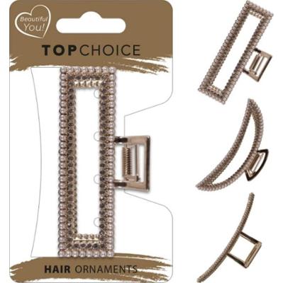 Top Choice 26836 Zircons L klamra do włosów 1 sztuka