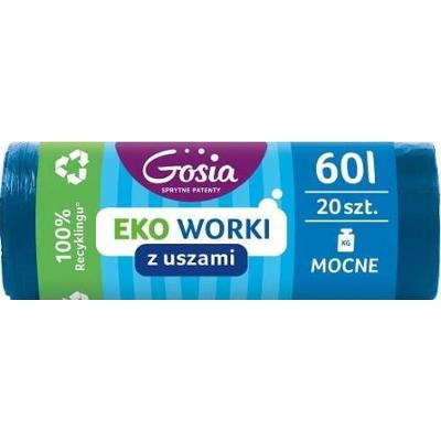 Gosia Worki Lh Uszy Mocne Nieb 60L 20Szt
