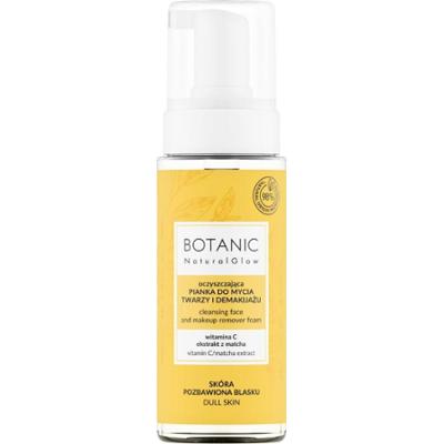 Botanic Natural Glow oczyszczająca pianka do mycia twarzy i demakijażu 150 ml