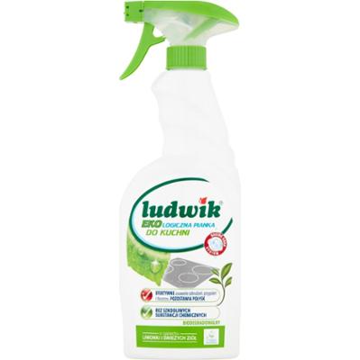 Ludwik Ekologiczna Pianka do czyszczenia kuchni o zapachu limonki i świeżych ziół 750 ml