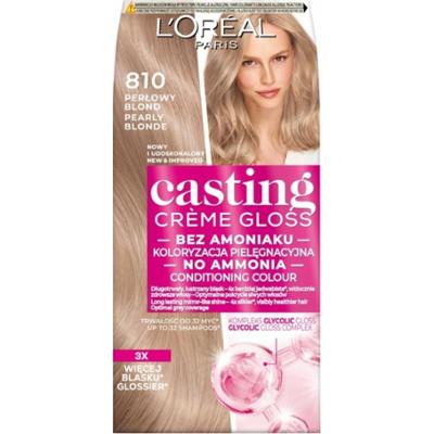 L'oreal Casting Creme Gloss 810 Perłowy Blond farba do włosów