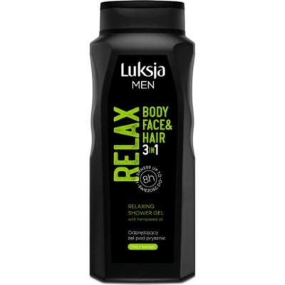 Luksja Men Relax Odprężający żel pod prysznic 3w1 500 ml