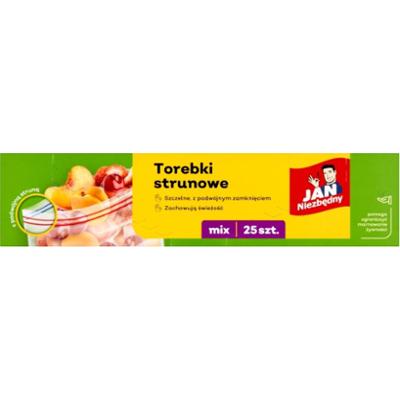 Jan Niezbędny torebki strunowe mix 25 sztuk