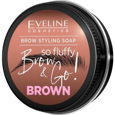 Eveline Brow&Go Mydło Do Brwi Brown