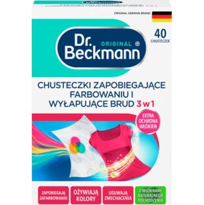 Dr. Beckmann chusteczki wyłapujące kolor i brud 3w1 40 szt.