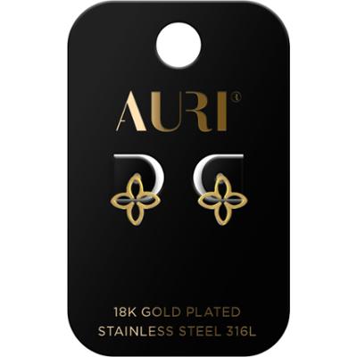 Auri Kolczyki Wkrety Azurowe Kwiatki