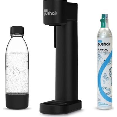 Dafi PushAir saturator Czarny + butelka 700 ml + nabój CO2