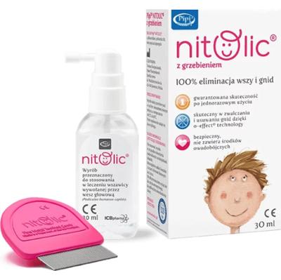 Pipi Nitolic płyn przeciw wszawicy z grzebieniem 30 ml
