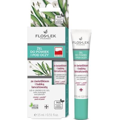 Floslek żel do powiek i pod oczy ze świetlikiem i babką lancetowatą 15 ml