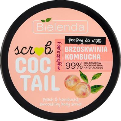 Bielenda Coctail Scrub Peeling do ciała wygładzający brzoskwinia kombucha 350 g