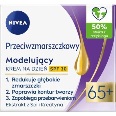 Nivea krem przeciwzmarszczkowy + modelujący na dzień SPF30 65+ 50ml
