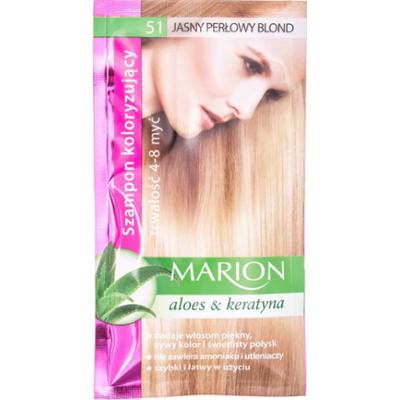 MARION Szamponetka szampon koloryzujący nr.51, JASNY PERŁOWY BLOND, 40 ml