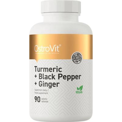 OstroVit Turmeric + Black Pepper + Ginger 90 tabletek