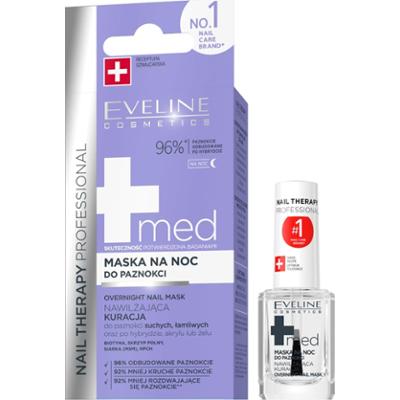 Eveline maska na noc do paznokci MED+ Nail Therapy Professional 12 ml