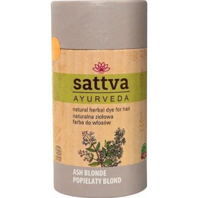 Sattva Henna Naturalna ziołowa farba do włosów Popielaty Blond 150 g