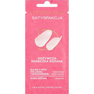 Dermika Satysfakcja Odżywcza maseczka różana 10 ml
