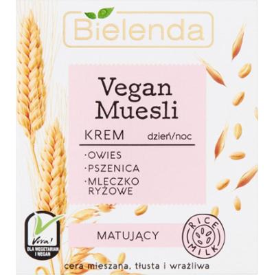 Bielenda Vegan Muesli Krem na dzień noc matujący 50 ml
