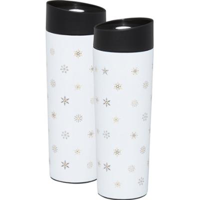 Ambition kubek termiczny Śnieżynki 340ml