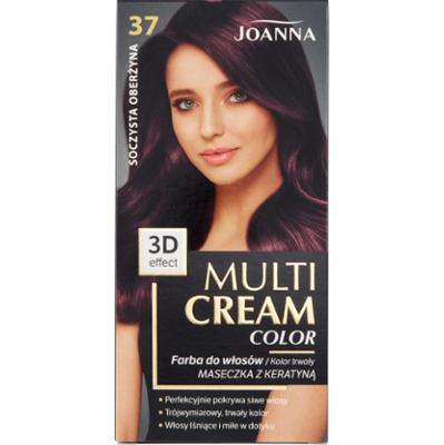 Joanna Multi Cream Color Farba do włosów soczysta oberżyna 37